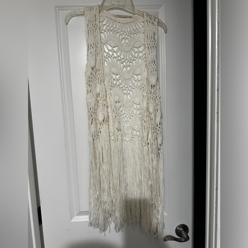 Crocheted shawl